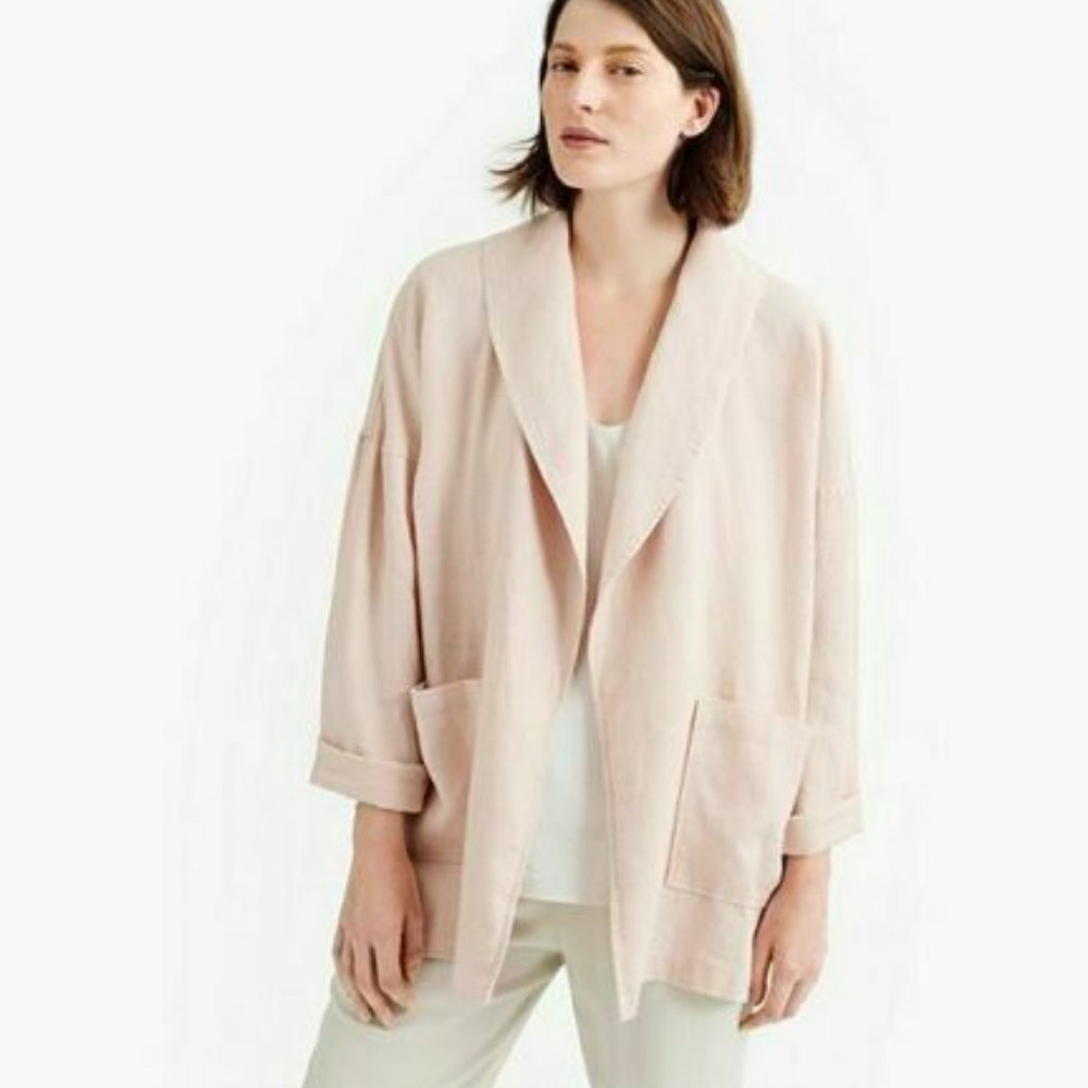 Eileen Fisher Heavy Organic Linen Jacket